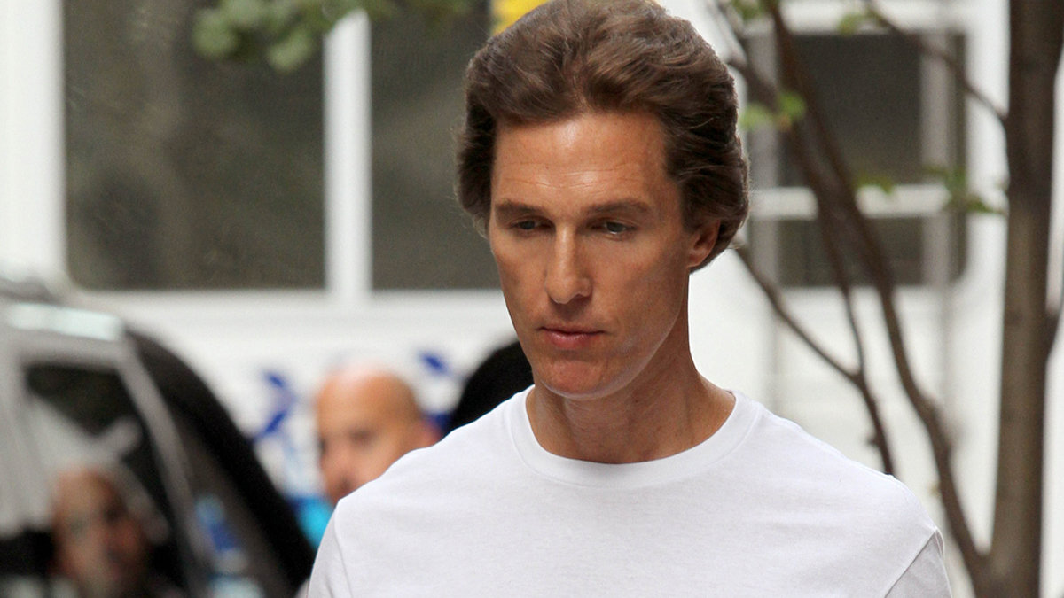Matthew McConaughey – hålögd och tärd. 